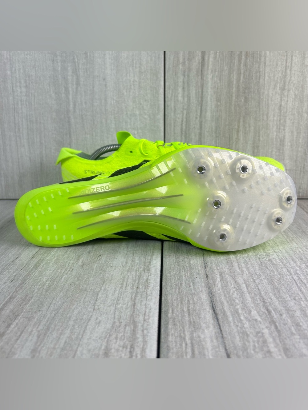 NEW Adidas Adizero Prime SP 3 Strung Lucid Lemon Track Spike ih5800 Men Size 8.5 - Picture 8 of 12